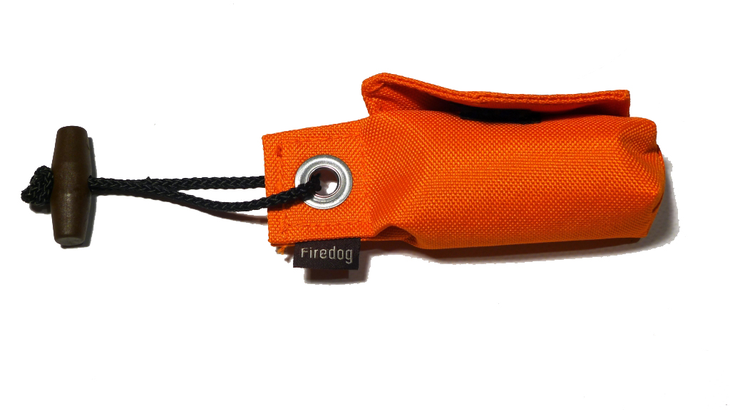 FIREDOG® Pocket Dummy "Go Toi" – der Beutelspender Mini Snack Dummy orange